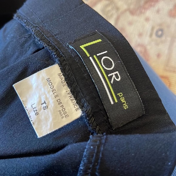 LIOR PARIS LIZE a Classic Fit Straight Pant black size 6-8 - Picture 2 of 7